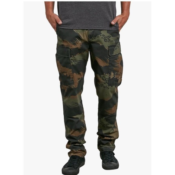 VOLCOM stone made BDU M65 CARGO COMBAT TROUSERS PANTS denison camo 38 - Picture 9 of 9